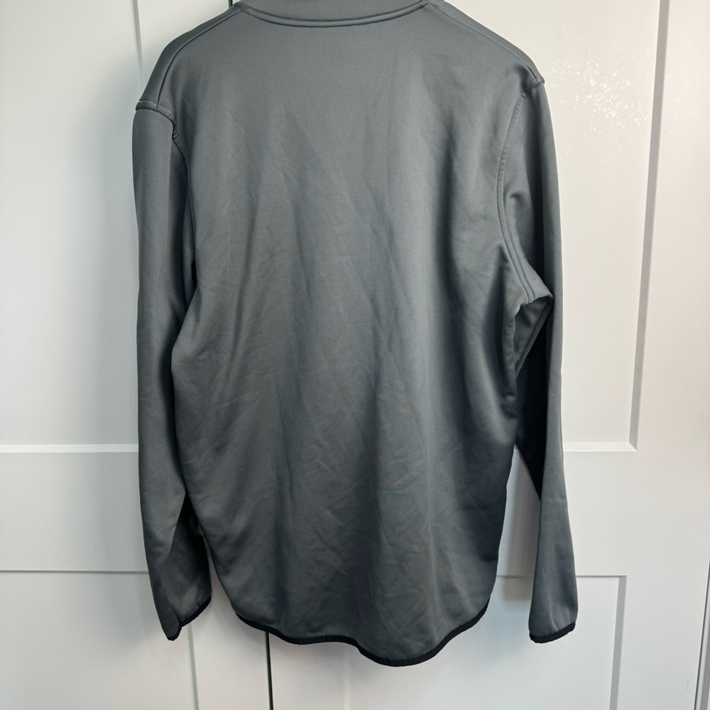 Under Armour Cold Gear Gray 1/2 Zip Men's Fleece Pullover 1357145 Size Large - Picture 3 of 7